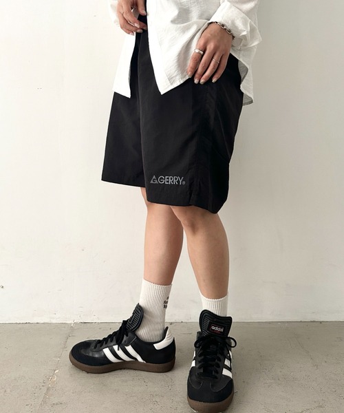GERRY(ジェリー)の「GERRY(ジェリー)/軽量 水陸両用 接触冷感 紫外線カット ハーフパンツ/ナイロンインナーメッシュ付きショートパンツ(その他パンツ・レディース・レオパード/ブラック/ネイビー/ベージュ・S/M/L)」の16枚目の写真