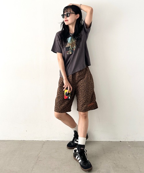 GERRY(ジェリー)の「GERRY(ジェリー)/軽量 水陸両用 接触冷感 紫外線カット ハーフパンツ/ナイロンインナーメッシュ付きショートパンツ(その他パンツ・レディース・レオパード/ブラック/ネイビー/ベージュ・S/M/L)」の8枚目の写真