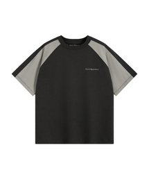 COLORATION RAGLAN T-SHIRT - CHARCOAL
