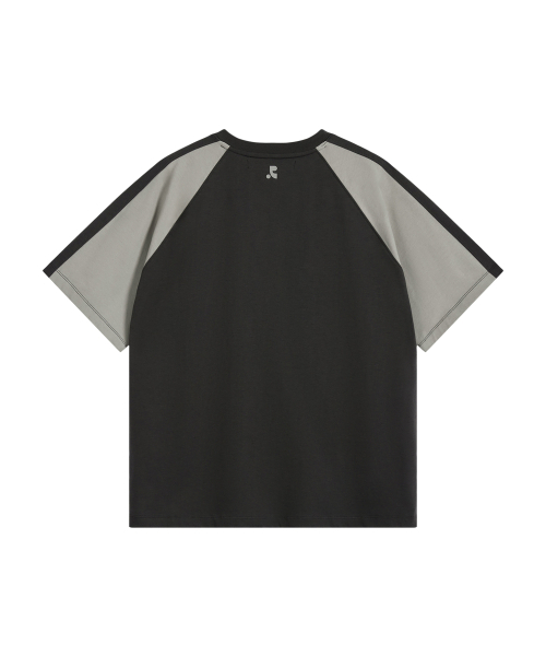 Rest&Recreation(レストアンドレクリエーション)の「COLORATION RAGLAN T-SHIRT - CHARCOAL(Tシャツ/カットソー・メンズ・その他・ONE)」の2枚目の写真