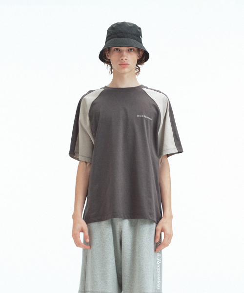 Rest&Recreation(レストアンドレクリエーション)の「COLORATION RAGLAN T-SHIRT - CHARCOAL(Tシャツ/カットソー・メンズ・その他・ONE)」の3枚目の写真