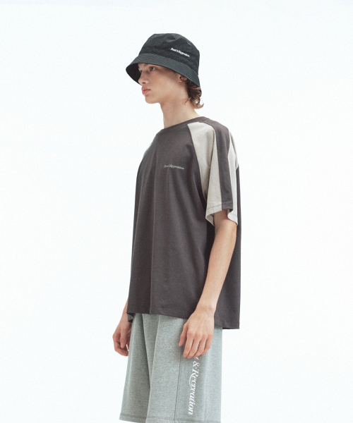 Rest&Recreation(レストアンドレクリエーション)の「COLORATION RAGLAN T-SHIRT - CHARCOAL(Tシャツ/カットソー・メンズ・その他・ONE)」の4枚目の写真