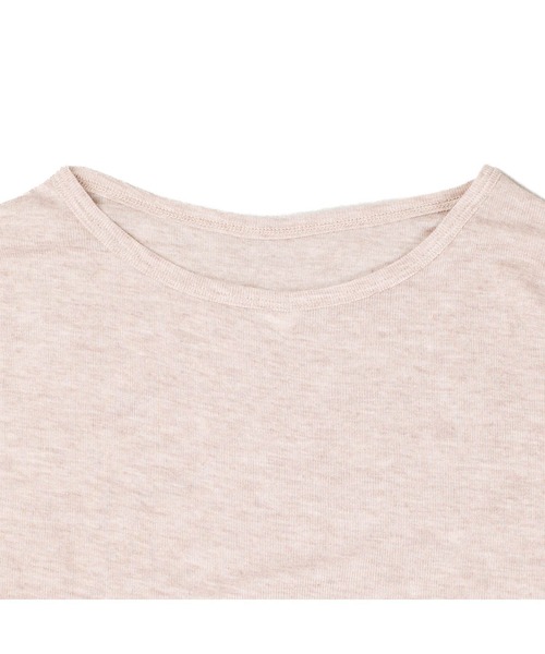 ARCHIVER（アーカイバ）の「【RS】【susabi/スサビ】ハートリブ Tシャツ（Tシャツ/カットソー・レディース・グレー/ベージュ/ブラック/ホワイト・FREE）」の10枚目の写真