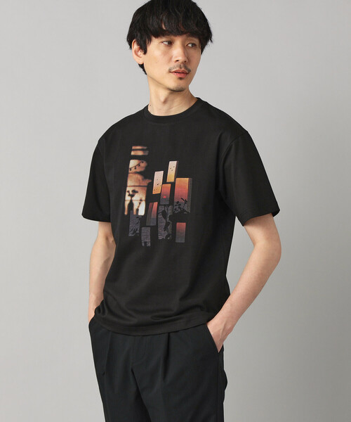 COMME CA MEN(コムサメン)の「【 遮熱・抗菌・防臭】プリントTシャツ(Tシャツ/カットソー・メンズ・ブラック/チャコールグレー/ベージュ/ホワイト・M/L)」の11枚目の写真