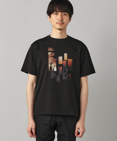 COMME CA MEN(コムサメン)の「【 遮熱・抗菌・防臭】プリントTシャツ(Tシャツ/カットソー・メンズ・ブラック/チャコールグレー/ベージュ/ホワイト・M/L)」の16枚目の写真