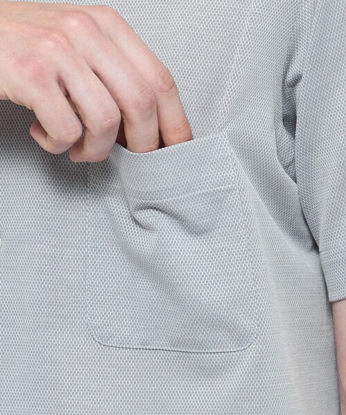 MACKINTOSH LONDON(マッキントッシュ ロンドン)の「【FLEX JERSEY】ハイツイストジャージー半袖ワンピースカラーシャツ(シャツ/ブラウス・メンズ・グレー系その他/ネイビー/パープル系その他2/グリーン系その他3・XL/L/M)」の14枚目の写真