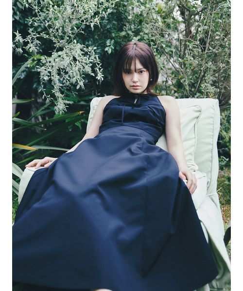 LILY BROWN(リリーブラウン)の「【LUMISHADE】アメスリフレアシャツワンピース(ワンピース・レディース・ブラック/ホワイト/ピンク・1/0)」の4枚目の写真