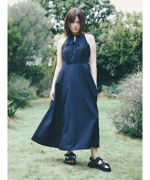 LILY BROWN(リリーブラウン)の「【LUMISHADE】アメスリフレアシャツワンピース(ワンピース・レディース・ブラック/ホワイト/ピンク・1/0)」の6枚目の写真