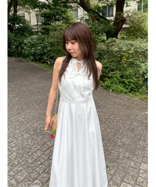 LILY BROWN(リリーブラウン)の「【LUMISHADE】アメスリフレアシャツワンピース(ワンピース・レディース・ブラック/ホワイト/ピンク・1/0)」の21枚目の写真