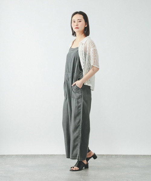 GLOBAL WORK(グローバルワーク)の「レースシャツ半袖/717222(シャツ/ブラウス・レディース・ライトベージュ/ブラック/オフホワイト・LARGE/MEDIUM)」の5枚目の写真
