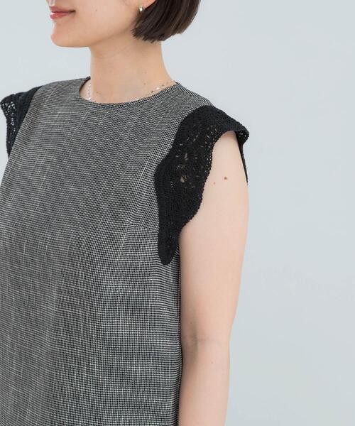 URBAN RESEARCH ROSSO WOMEN(アーバンリサーチ ロッソ)の「ドライタッチカラミレースブラウス(シャツ/ブラウス・レディース・ブラック/ブラック系その他・FREE)」の10枚目の写真