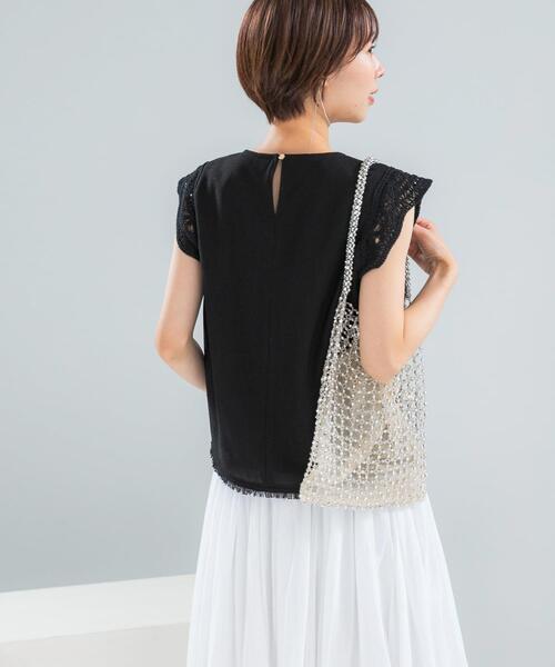 URBAN RESEARCH ROSSO WOMEN(アーバンリサーチ ロッソ)の「ドライタッチカラミレースブラウス(シャツ/ブラウス・レディース・ブラック/ブラック系その他・FREE)」の19枚目の写真