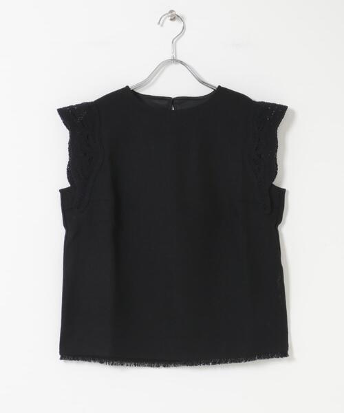 URBAN RESEARCH ROSSO WOMEN(アーバンリサーチ ロッソ)の「ドライタッチカラミレースブラウス(シャツ/ブラウス・レディース・ブラック/ブラック系その他・FREE)」の21枚目の写真