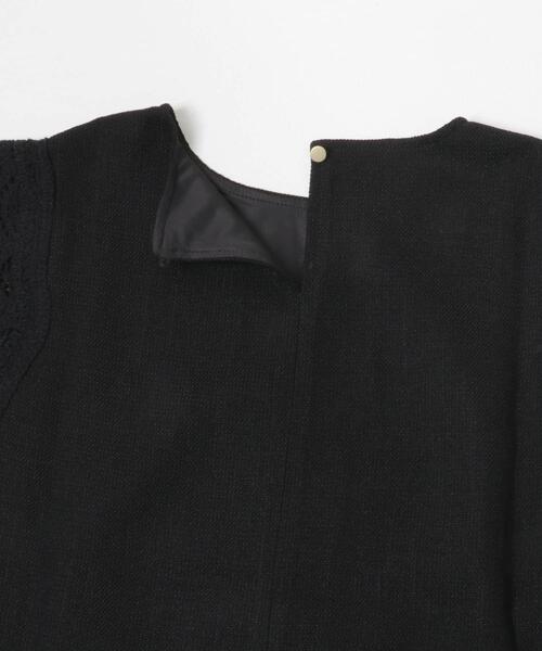 URBAN RESEARCH ROSSO WOMEN（アーバンリサーチ　ロッソ）の「ドライタッチカラミレースブラウス（シャツ/ブラウス・レディース・ブラック/ブラック系その他・FREE）」の6枚目の写真