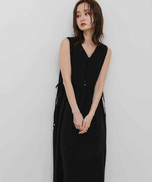 SENSE OF PLACE by URBAN RESEARCH(センスオブプレイスバイアーバンリサーチ)の「2wayウエストギャザーワンピース(ワンピース・レディース・ブラック/オレンジ/アイボリー・S/ONE)」の11枚目の写真