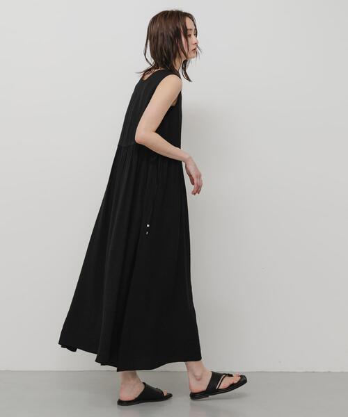 SENSE OF PLACE by URBAN RESEARCH(センスオブプレイスバイアーバンリサーチ)の「2wayウエストギャザーワンピース(ワンピース・レディース・ブラック/オレンジ/アイボリー・S/ONE)」の14枚目の写真
