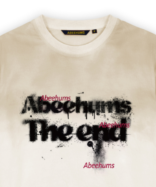 ABEEHUMS(アビハムズ)の「ペインテッドスモークウォッシング半袖Tシャツ ABH365-101 ベージュ(Tシャツ/カットソー・レディース・ベージュ・FREE)」の5枚目の写真