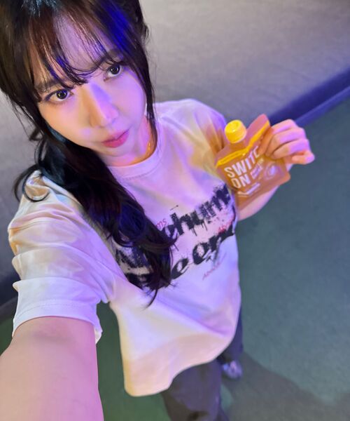 ABEEHUMS(アビハムズ)の「ペインテッドスモークウォッシング半袖Tシャツ ABH365-101 ベージュ(Tシャツ/カットソー・レディース・ベージュ・FREE)」の3枚目の写真