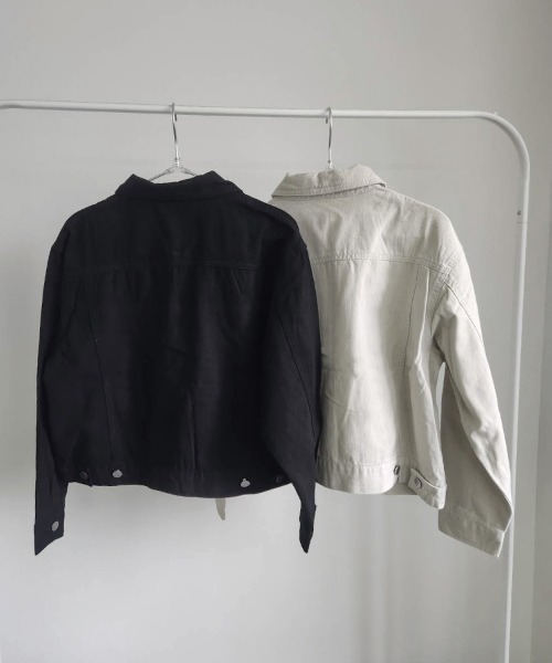 YACA(ヤーカ)の「Natalie Jacket/ナタリージャケット(その他アウター・レディース・ブラック/アイボリー・FREE)」の21枚目の写真