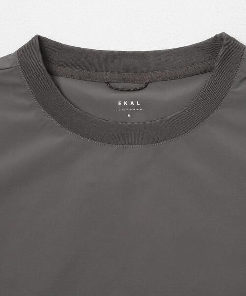 EKAL(エカル)の「『接触冷感/速乾』SOLOTEX ショートスリーブTシャツ(Tシャツ/カットソー・メンズ・ネイビー/ブラック/グレー系その他・MEDIUM/LARGE)」の22枚目の写真