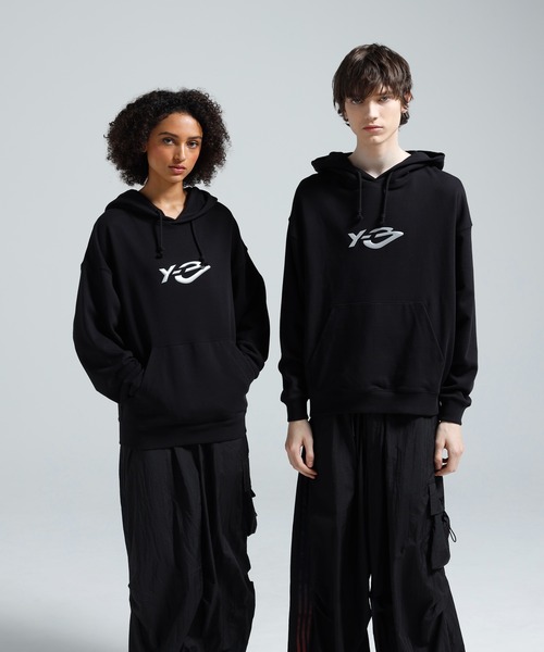 Y-3(ワイスリー)の「LIQUID LG FT HD(パーカー・メンズ・ブラック・SMALL/MEDIUM/LARGE/X-LARGE/X-SMALL)」の1枚目の写真