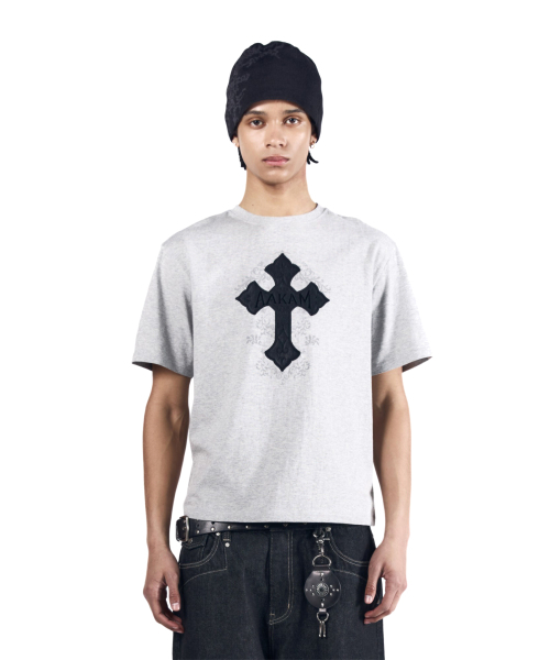 AAKAM（アーカム）の「AKM CROS2 Half Top (Gray)（Tシャツ/カットソー・レディース・その他・1/2/3）」の13枚目の写真
