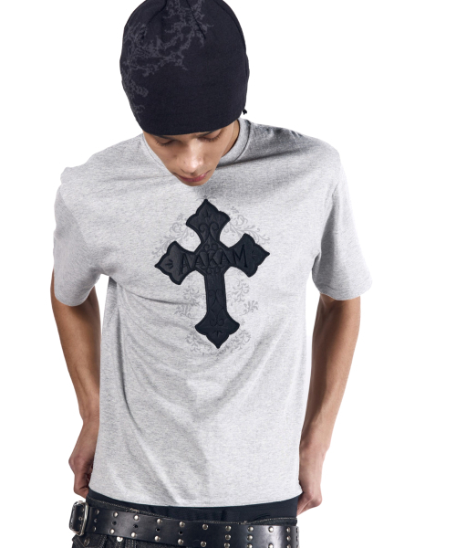 AAKAM（アーカム）の「AKM CROS2 Half Top (Gray)（Tシャツ/カットソー・レディース・その他・1/2/3）」の17枚目の写真