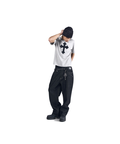 AAKAM（アーカム）の「AKM CROS2 Half Top (Gray)（Tシャツ/カットソー・レディース・その他・1/2/3）」の18枚目の写真