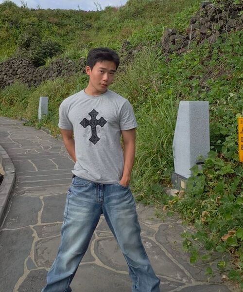 AAKAM（アーカム）の「AKM CROS2 Half Top (Gray)（Tシャツ/カットソー・レディース・その他・1/2/3）」の19枚目の写真