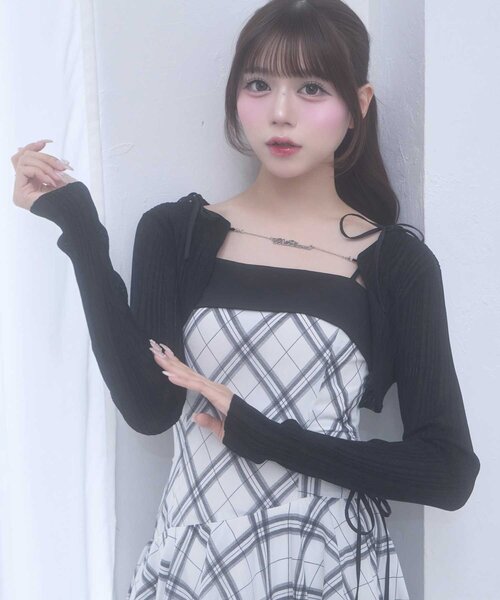 Belle Charme(ベルシャルム)の「【Belle Charme】Chiffon Tiered Long Onepiece(ワンピース・レディース・ピンク/オフホワイト/ブラック・FREE)」の4枚目の写真