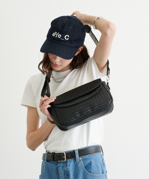 CIAOPANIC TYPY(チャオパニックティピー)の「【ZOZO限定】【ペットボトル収納可能】メッシュ合皮配色ショルダーBAG(ショルダーバッグ・レディース・ブラック/ダークブラウン・ONE SIZE)」の9枚目の写真