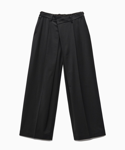 HARE(ハレ)の「【NARRIL】Wrap Wide Trousers(スラックス・メンズ・ブラック/ネイビー・FREE)」の1枚目の写真