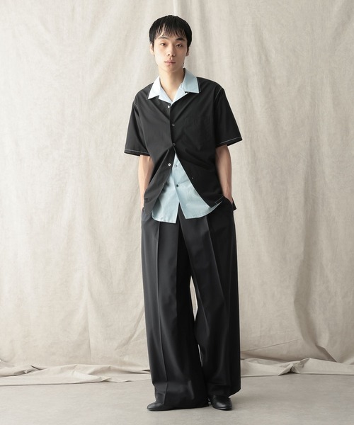 HARE(ハレ)の「【NARRIL】Wrap Wide Trousers(スラックス・メンズ・ブラック/ネイビー・FREE)」の11枚目の写真