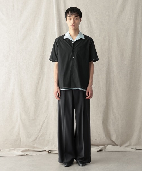 HARE(ハレ)の「【NARRIL】Wrap Wide Trousers(スラックス・メンズ・ブラック/ネイビー・FREE)」の12枚目の写真
