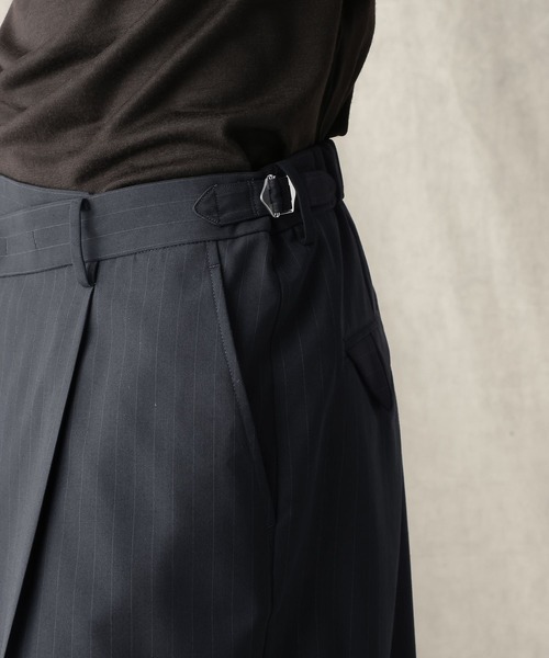 HARE(ハレ)の「【NARRIL】Wrap Wide Trousers(スラックス・メンズ・ブラック/ネイビー・FREE)」の17枚目の写真