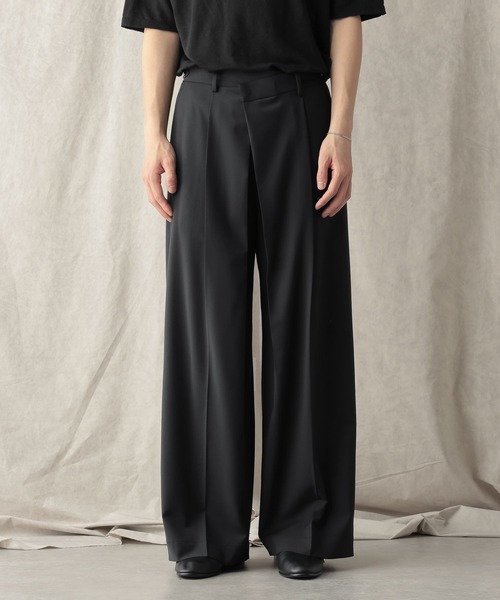 HARE(ハレ)の「【NARRIL】Wrap Wide Trousers(スラックス・メンズ・ブラック/ネイビー・FREE)」の21枚目の写真