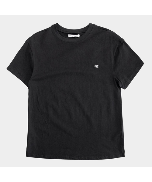 PLACESTUDIOMAN(プレイススタジオメンズ)の「シンプルエッセンシャルアイレットポイントベーシックリラックスフィット半袖Tシャツ_2COLOR(Tシャツ/カットソー・メンズ・ホワイト/ブラック・MEDIUM/LARGE)」の2枚目の写真