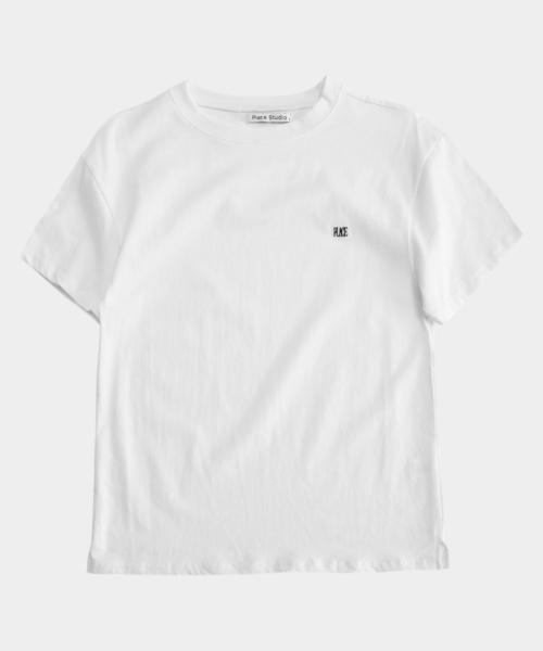 PLACESTUDIOMAN(プレイススタジオメンズ)の「シンプルエッセンシャルアイレットポイントベーシックリラックスフィット半袖Tシャツ_2COLOR(Tシャツ/カットソー・メンズ・ホワイト/ブラック・MEDIUM/LARGE)」の4枚目の写真