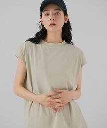 EKAL（エカル）の「『UR TECH ひやサラクール』フレンチスリーブカットソー（Tシャツ/カットソー）」