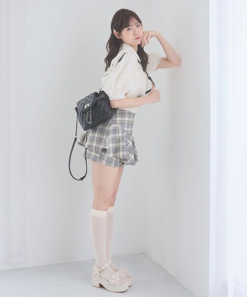 MAJESTIC LEGON(マジェスティックレゴン)の「2WAYビジューミニリュック(バックパック/リュック・レディース・ブルー/アイボリー/ブラック・FREE)」の17枚目の写真