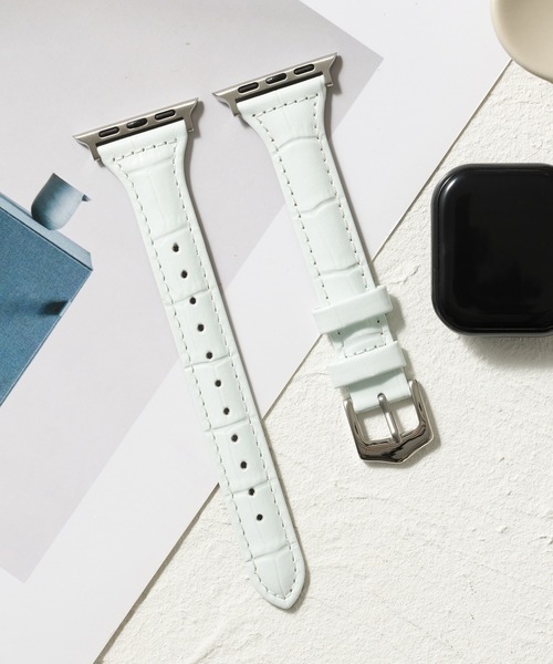 emonique(エモニーク)の「PUレザー アップルウォッチバンド Apple Watch バンド【38/40/41mm対応】(デジタル腕時計・レディース・カーキ/ブラック/ブルー/ピンク/ホワイト/レッド/ブラウン系/ホワイト系/レッド系・38)」の3枚目の写真