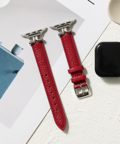 emonique(エモニーク)の「PUレザー アップルウォッチバンド Apple Watch バンド【38/40/41mm対応】(デジタル腕時計・レディース・カーキ/ブラック/ブルー/ピンク/ホワイト/レッド/ブラウン系/ホワイト系/レッド系・38)」の8枚目の写真