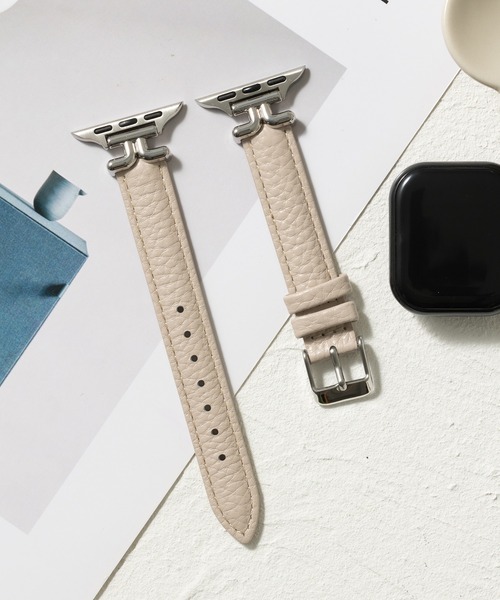 emonique(エモニーク)の「PUレザー アップルウォッチバンド Apple Watch バンド【38/40/41mm対応】(デジタル腕時計・レディース・カーキ/ブラック/ブルー/ピンク/ホワイト/レッド/ブラウン系/ホワイト系/レッド系・38)」の2枚目の写真