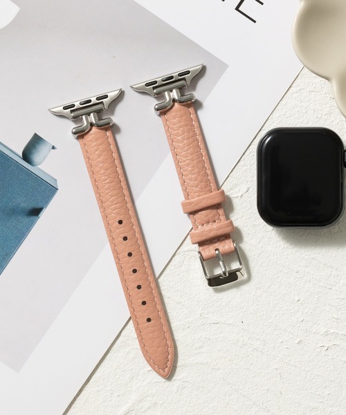 emonique(エモニーク)の「PUレザー アップルウォッチバンド Apple Watch バンド【38/40/41mm対応】(デジタル腕時計・レディース・カーキ/ブラック/ブルー/ピンク/ホワイト/レッド/ブラウン系/ホワイト系/レッド系・38)」の7枚目の写真