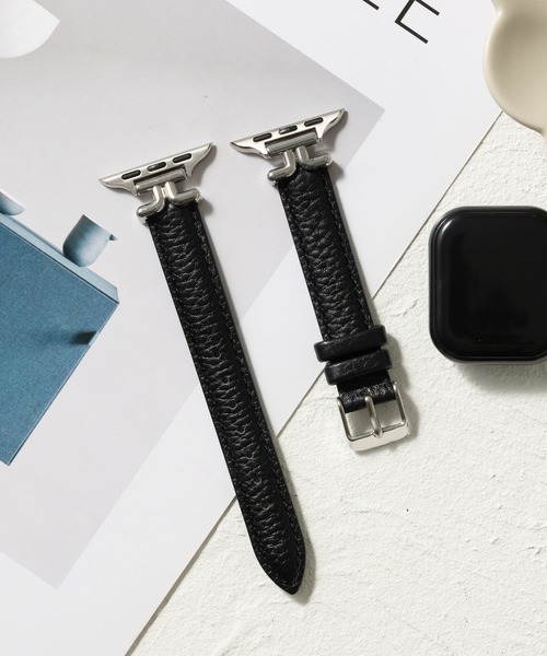 emonique(エモニーク)の「PUレザー アップルウォッチバンド Apple Watch バンド【38/40/41mm対応】(デジタル腕時計・レディース・カーキ/ブラック/ブルー/ピンク/ホワイト/レッド/ブラウン系/ホワイト系/レッド系・38)」の1枚目の写真