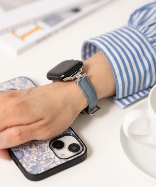 emonique(エモニーク)の「PUレザー アップルウォッチバンド Apple Watch バンド【38/40/41mm対応】(デジタル腕時計・レディース・カーキ/ブラック/ブルー/ピンク/ホワイト/レッド/ブラウン系/ホワイト系/レッド系・38)」の18枚目の写真