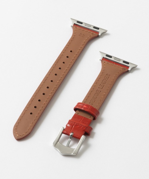 emonique(エモニーク)の「PUレザー アップルウォッチバンド Apple Watch バンド【38/40/41mm対応】(デジタル腕時計・レディース・カーキ/ブラック/ブルー/ピンク/ホワイト/レッド/ブラウン系/ホワイト系/レッド系・38)」の22枚目の写真