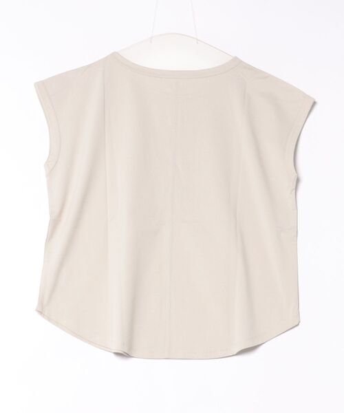 LUMIRA（アパレル）（ルミラ）の「接触冷感シルケット風天竺　ロゴプリントプルオーバー（Tシャツ/カットソー・レディース・オフホワイト/グレー/チャコール・FREE）」の16枚目の写真