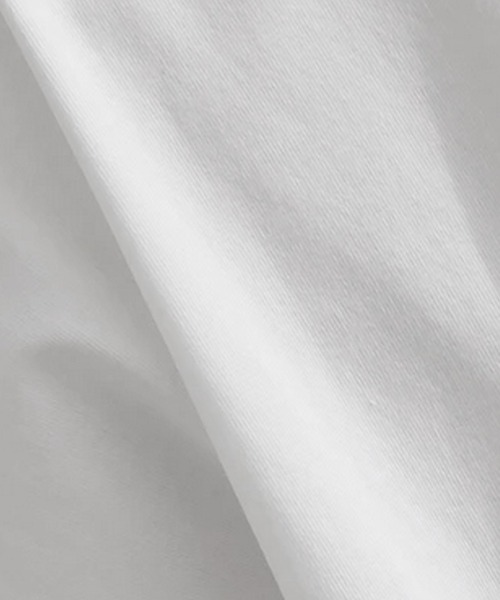 LUMIRA（アパレル）（ルミラ）の「接触冷感シルケット風天竺　ロゴプリントプルオーバー（Tシャツ/カットソー・レディース・オフホワイト/グレー/チャコール・FREE）」の15枚目の写真