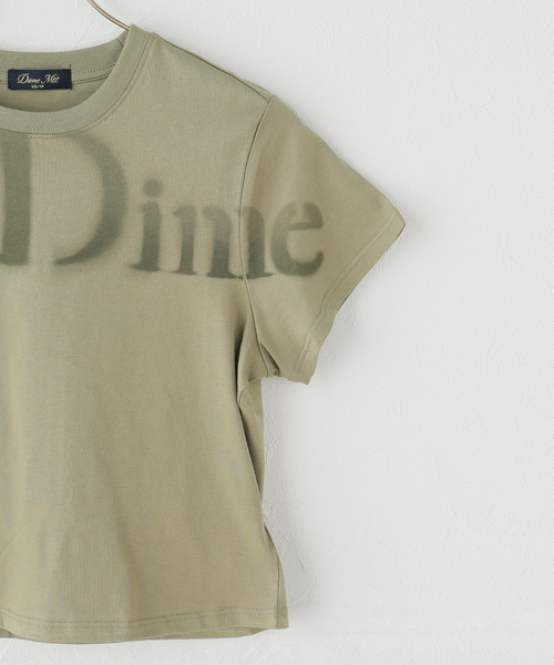 DIME(ダイム)の「【Dime/ダイム】 CLASSIC STENCIL TEE(Tシャツ/カットソー・レディース・その他/オリーブ・X-SMALL)」の9枚目の写真